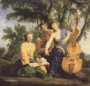 Eustache Le Sueur, Melpomene,Erato und Polymnia (mk08)